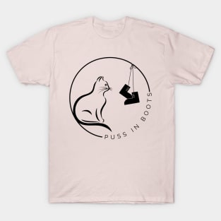 Puss In Boots logo T-Shirt